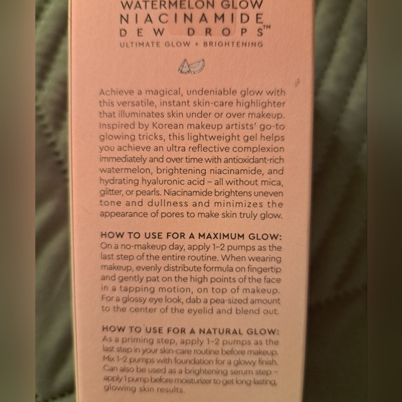 BNIB Glow reciepe watermelon glow serum dew drops 30ml - Picture 4 of 5
